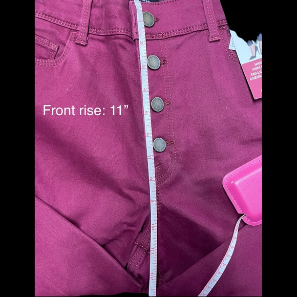 Jordache Button Front Skinny Jeggings - Picture 12 of 16